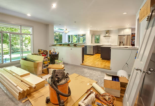 Professional Kitchen Island Installation technician working in Denton, TX